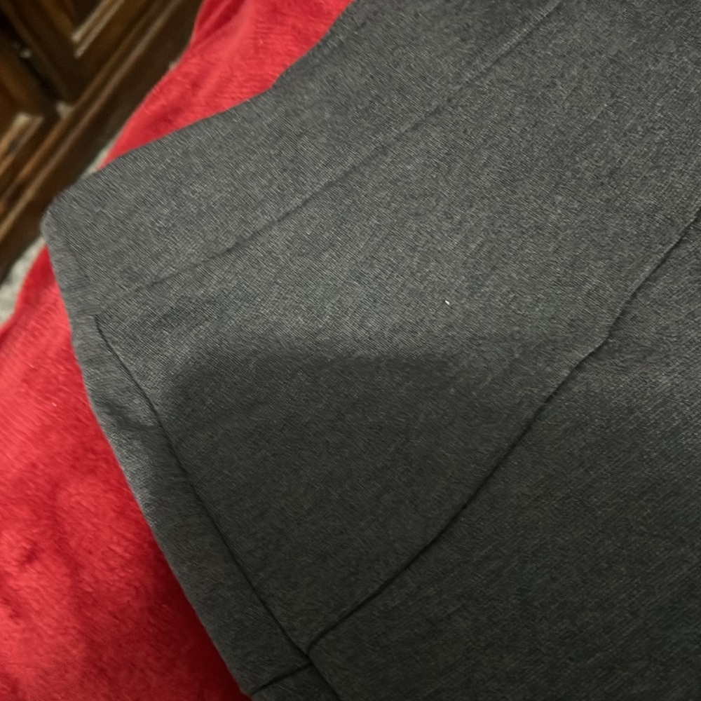 Women’s gray skirt. Fall/winter, comfortable stretchy, flowing fabric. - Picture 2 of 5